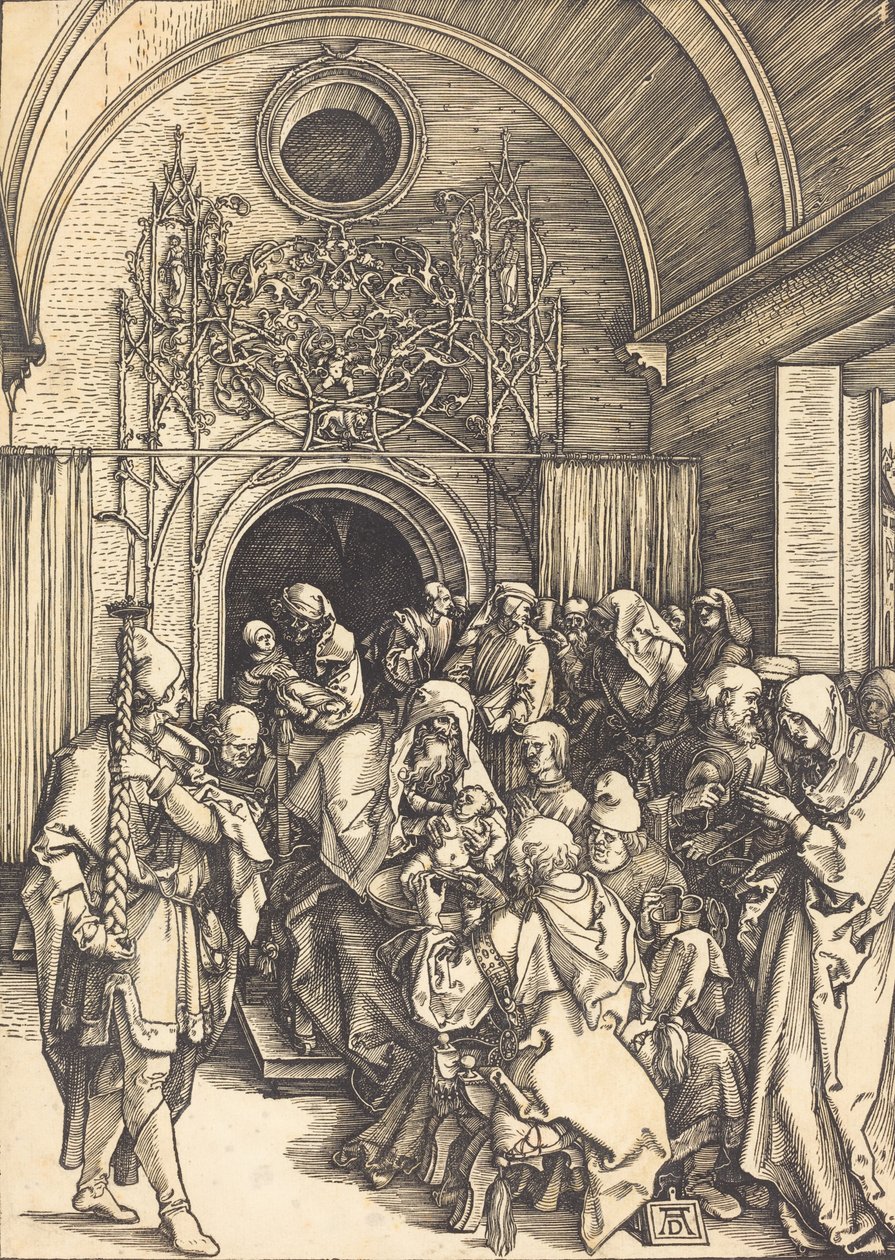 Ympärileikkaus, c. 15041505. tekijältä Albrecht Dürer