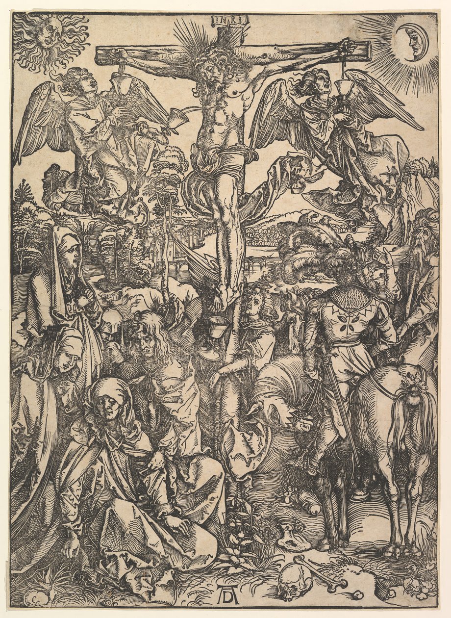 Ristiinnaulitseminen, The Large Passion, n. 1498. tekijältä Albrecht Dürer