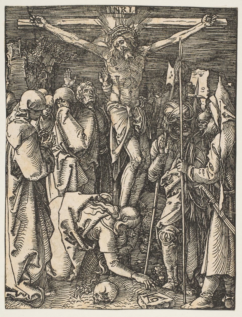 Ristiinnaulitseminen, The Small Passion, n. 1509. tekijältä Albrecht Dürer