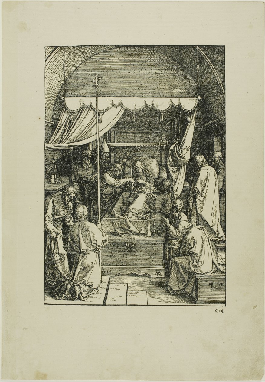 Neitsyen kuolema, Neitsyen elämästä tekijältä Albrecht Dürer