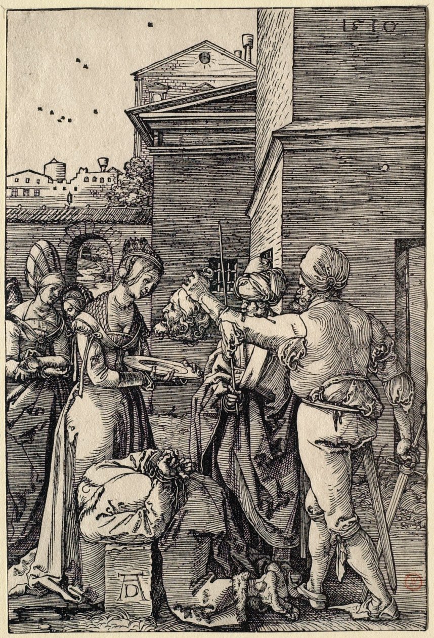 Pyhän Johannes Kastajan mestaus tekijältä Albrecht Dürer