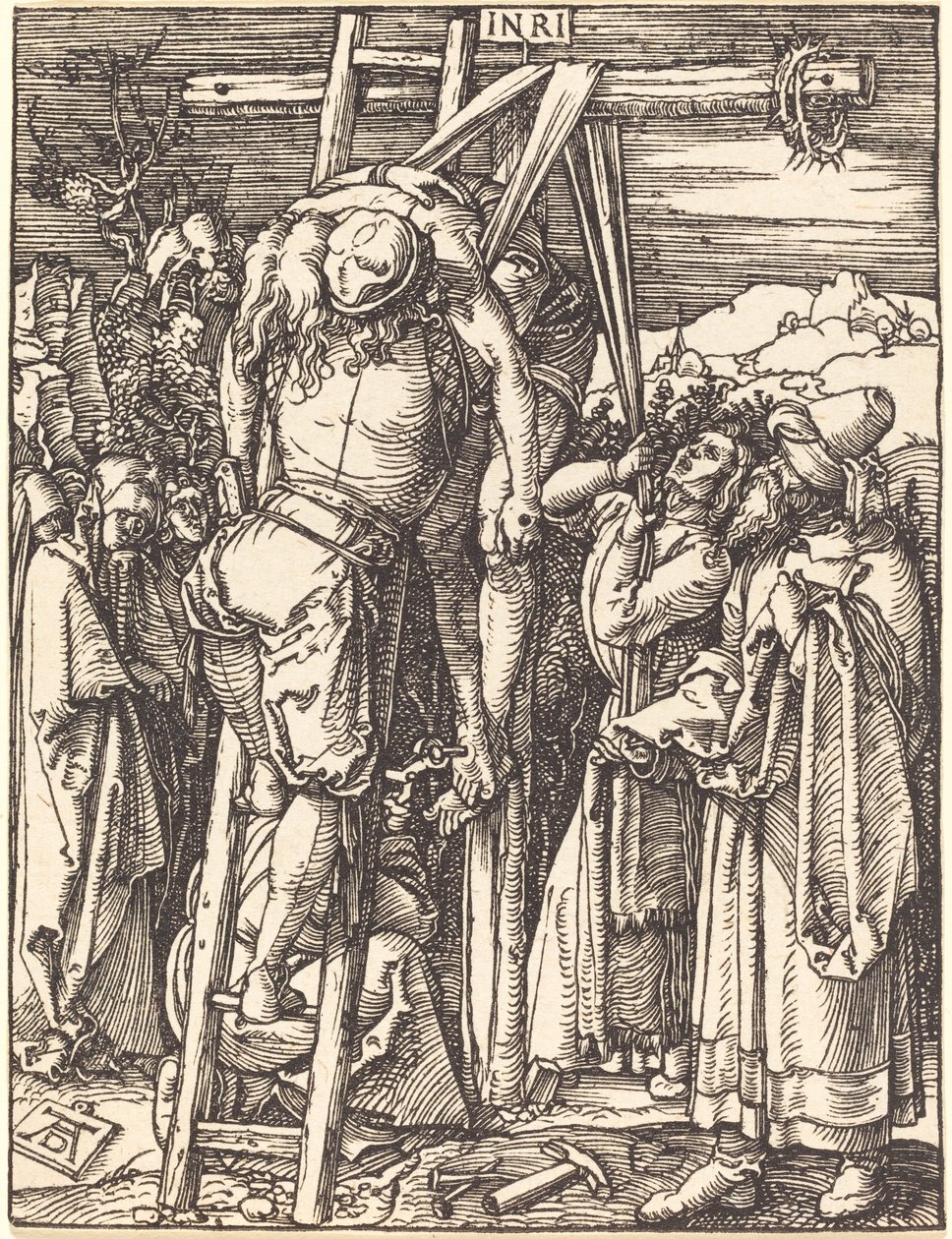 Laskeutuminen ristiltä tekijältä Albrecht Dürer