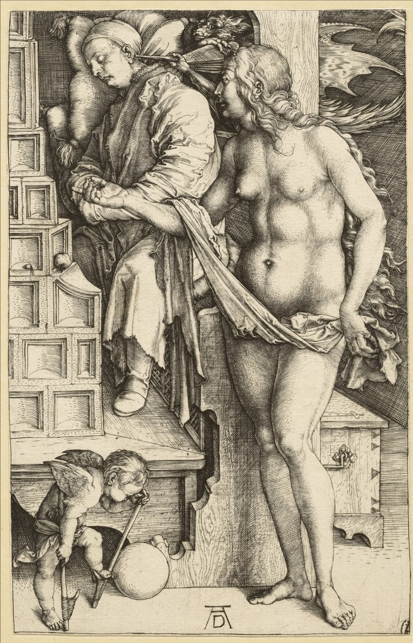 Tohtorin unelma, 1497-1498 tekijältä Albrecht Dürer