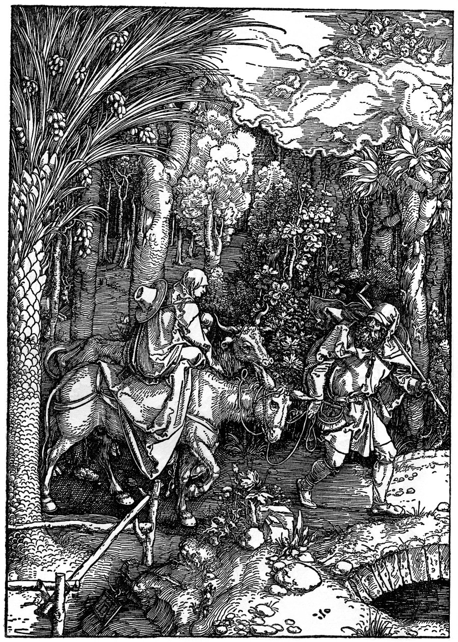 Lento Egyptiin, 1502-1505, 1936 tekijältä Albrecht Dürer