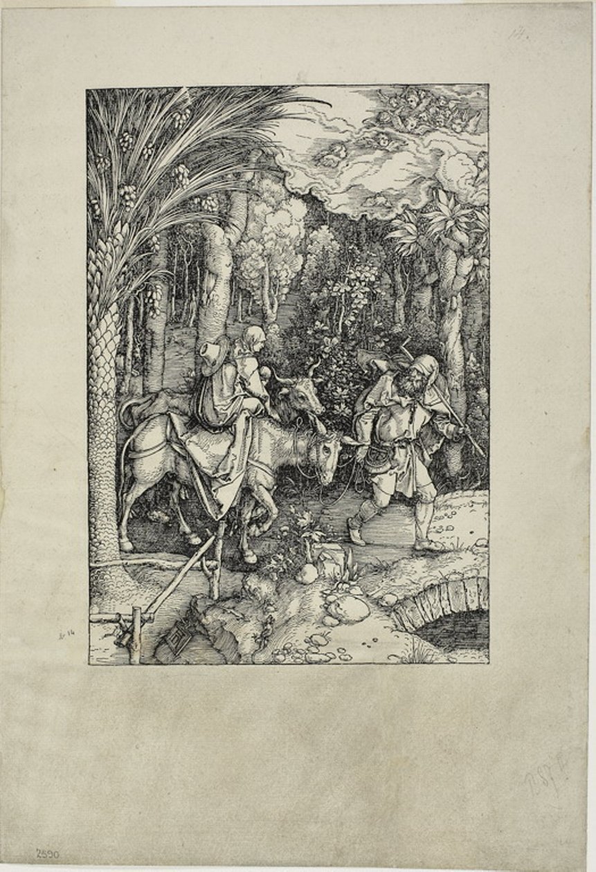 Lento Egyptiin, Neitsyen elämästä tekijältä Albrecht Dürer