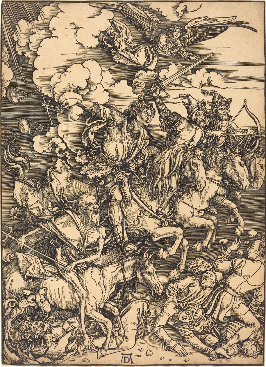 Neljä hevosmiestä tekijältä Albrecht Dürer