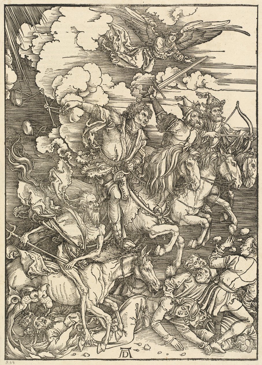 Neljä hevosmiestä tekijältä Albrecht Dürer