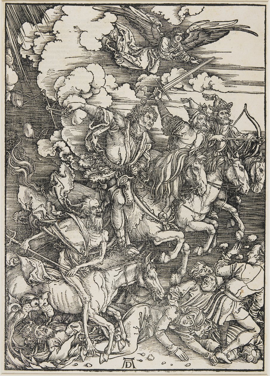 Neljä ratsumiestä, 1496-1498 tekijältä Albrecht Dürer