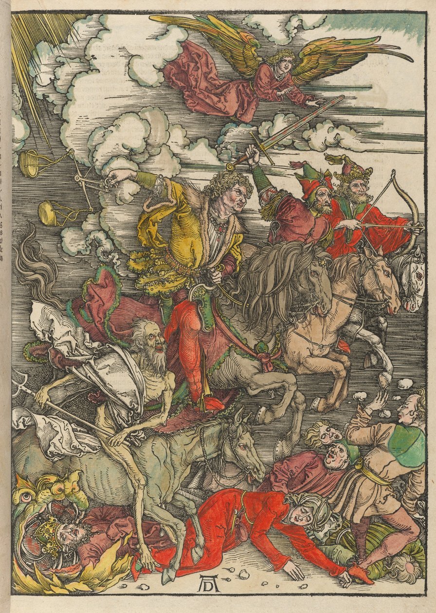 Neljä ratsumiestä, elokuvasta Maailmanloppu tekijältä Albrecht Dürer
