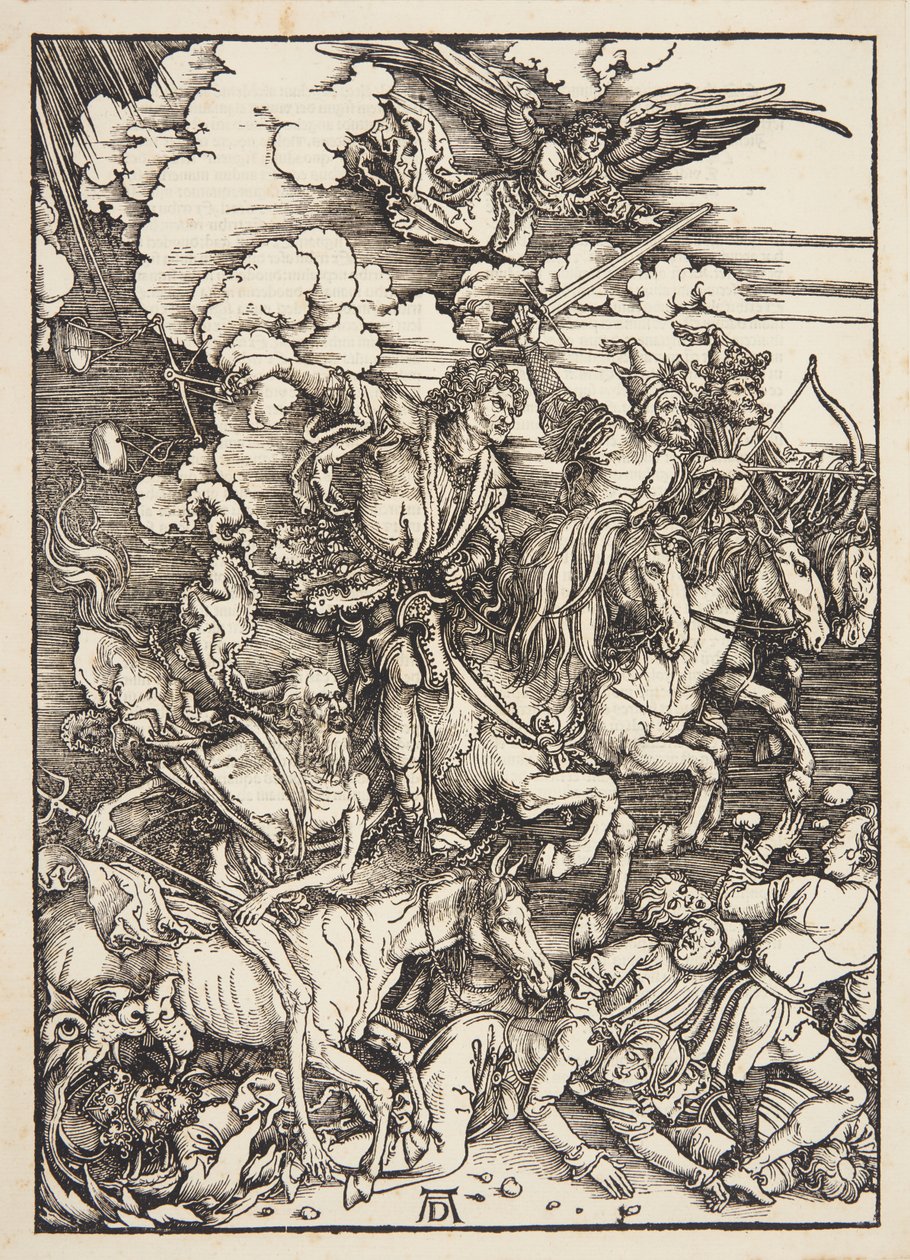 Apokalypsin neljä ratsumiestä tekijältä Albrecht Dürer