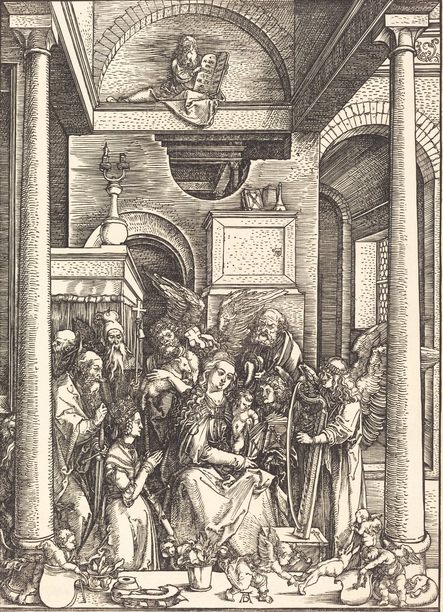 Neitsyen kirkkaus, n. 1504. tekijältä Albrecht Dürer