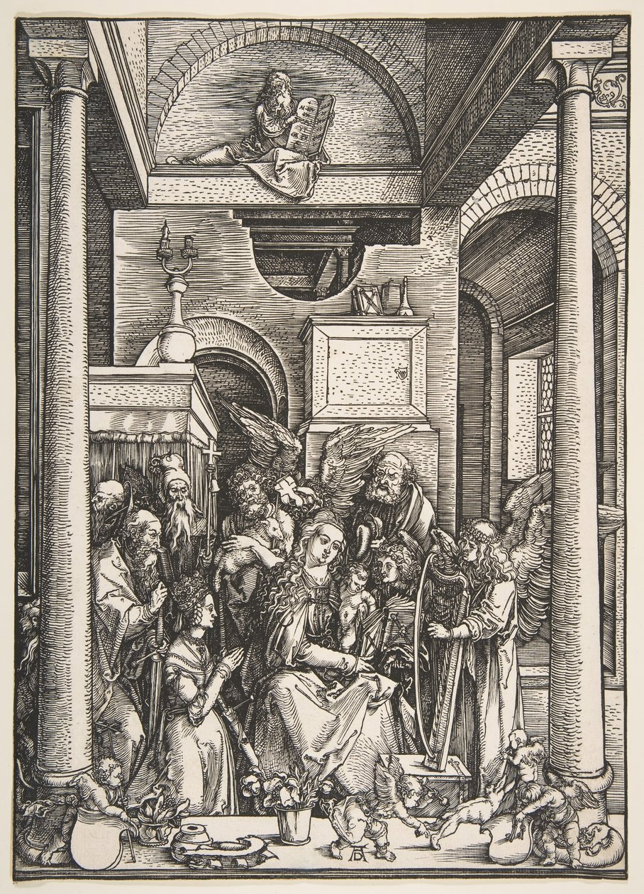 The Glorification of the Virgin, The Life of the Virgin, n. 1502. tekijältä Albrecht Dürer