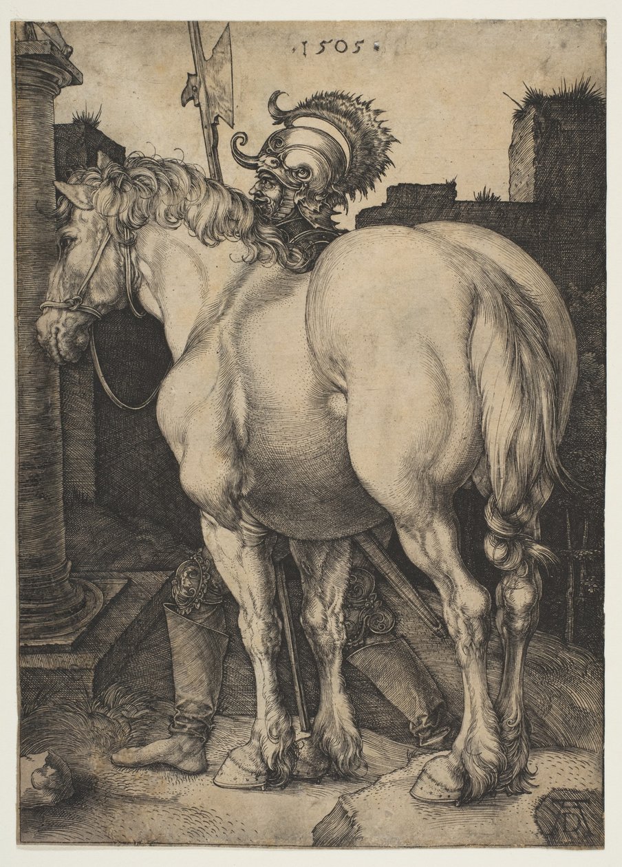 Suuri hevonen tekijältä Albrecht Dürer