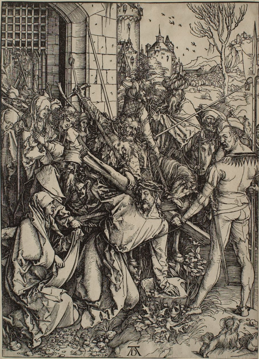 Suuri passio: Kristus kantaa ristiä tekijältä Albrecht Dürer
