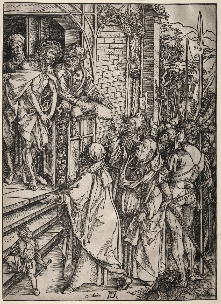 Suuri intohimo: Kristus näytettiin ihmisille. tekijältä Albrecht Dürer