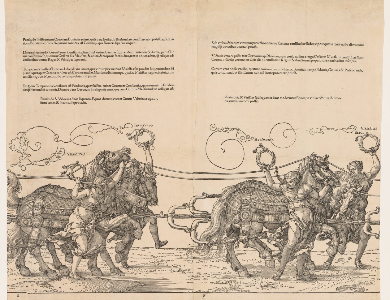 Keisari Maximilianin suuri voittoauto tekijältä Albrecht Dürer