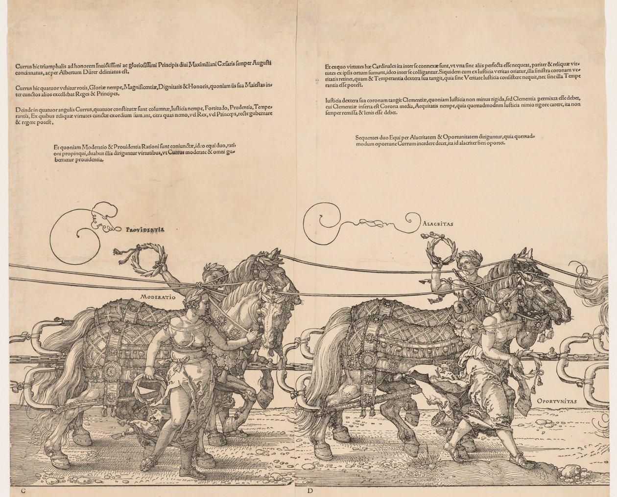 Keisari Maximilianin suuri voittoauto tekijältä Albrecht Dürer