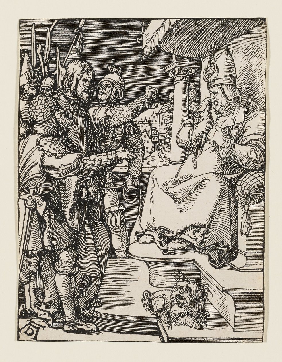 Ylipappi repäisee vaatteensa tekijältä Albrecht Dürer