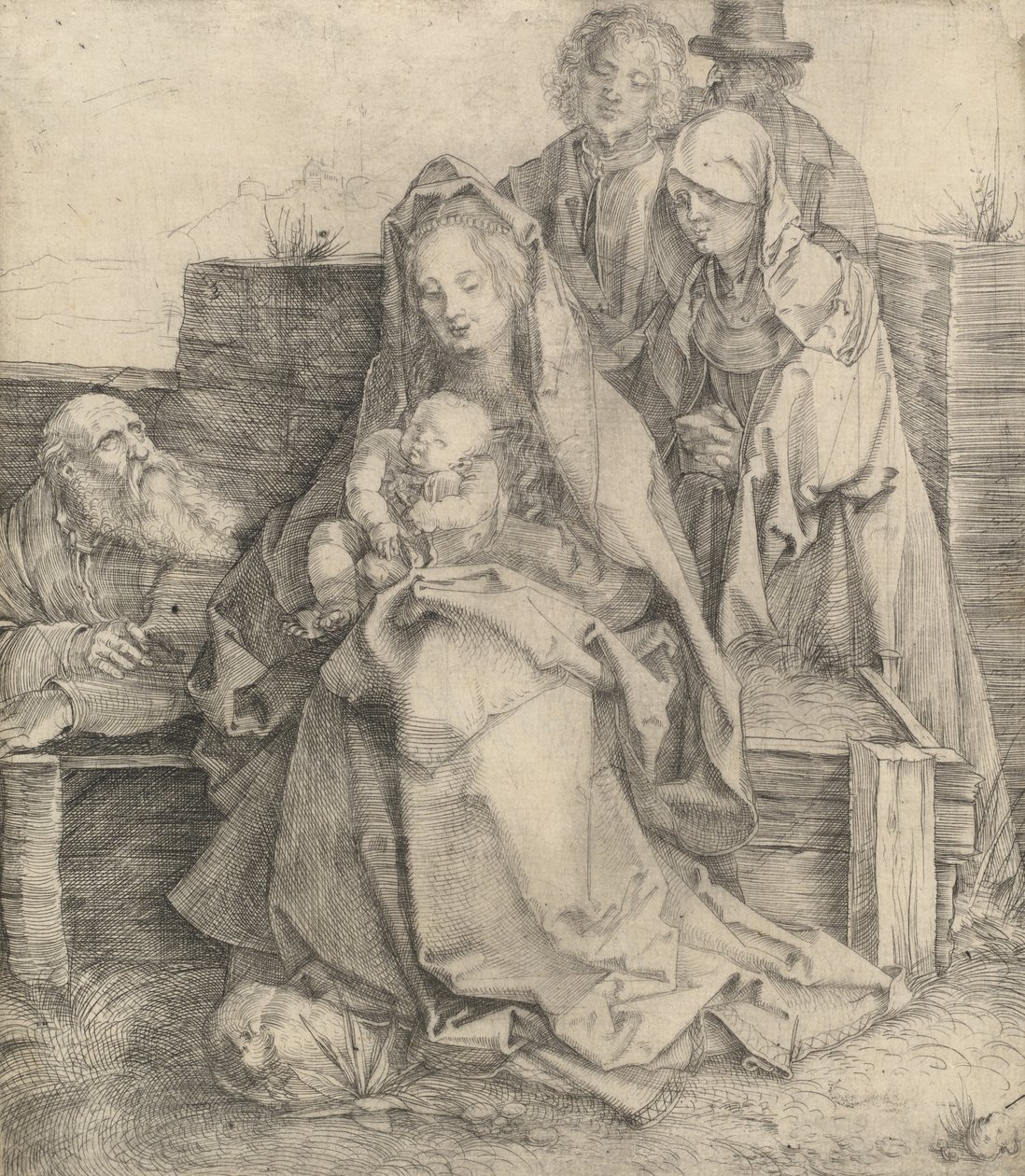 Pyhä perhe, 15121513. tekijältä Albrecht Dürer