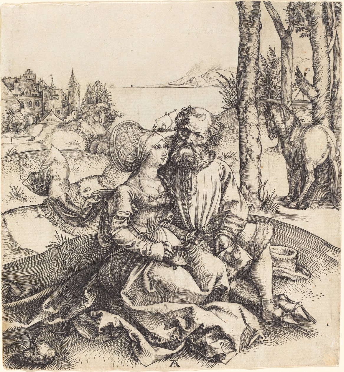 Huonosti valikoitunut pariskunta tekijältä Albrecht Dürer