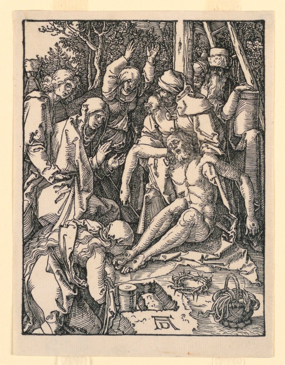 Valituslaulu Pikku Passion -sarjasta tekijältä Albrecht Dürer