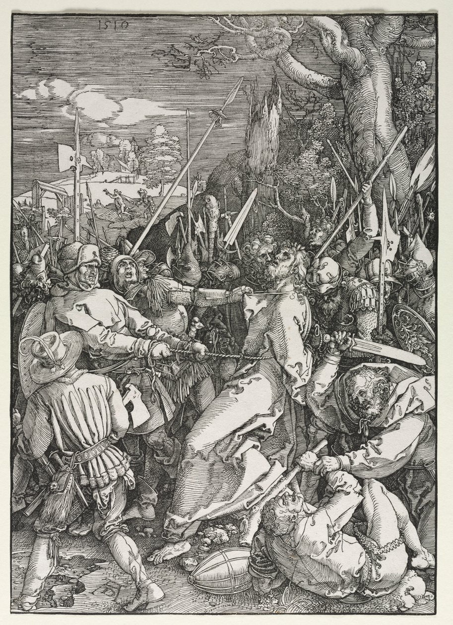 Suuri kärsimys: Kristuksen pettäminen, 1510. tekijältä Albrecht Dürer