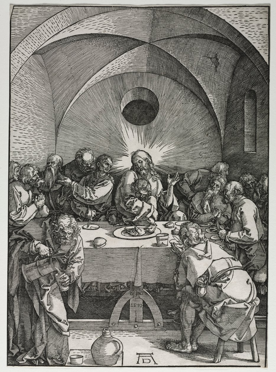Suuri intohimo: Viimeinen ehtoollinen, 1510. tekijältä Albrecht Dürer