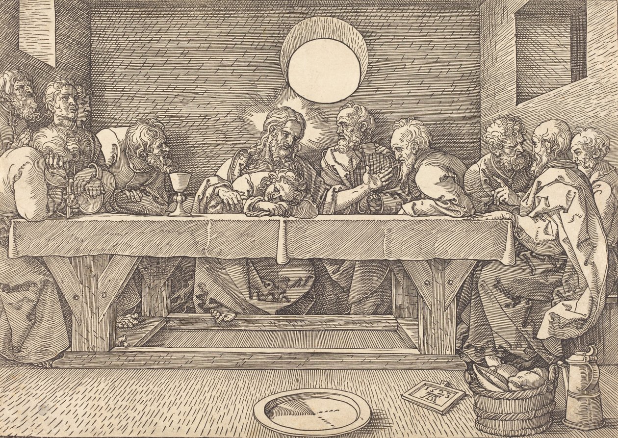 Viimeinen ehtoollinen, 1523. tekijältä Albrecht Dürer