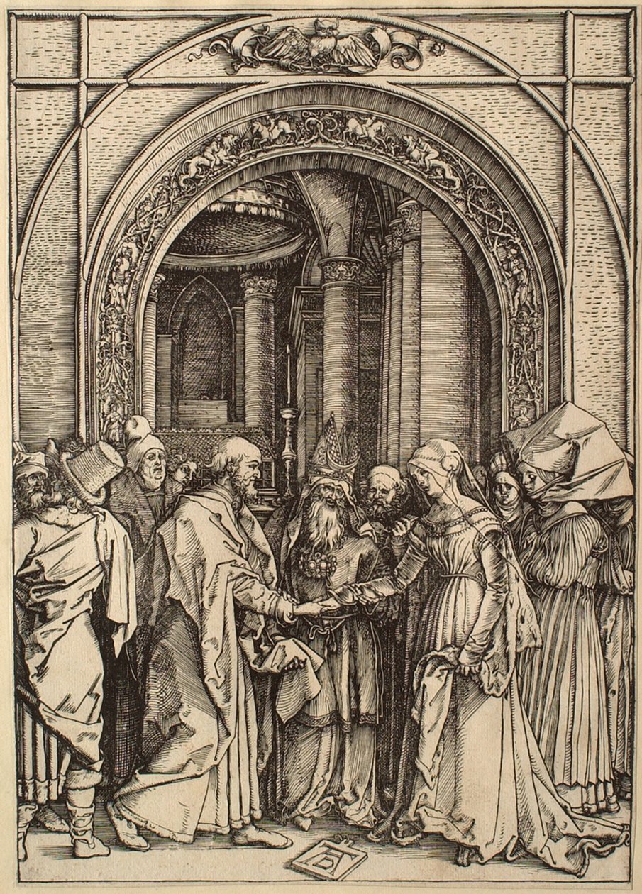 Neitsyt Marian elämä: Neitsyt Marian kihlaus tekijältä Albrecht Dürer