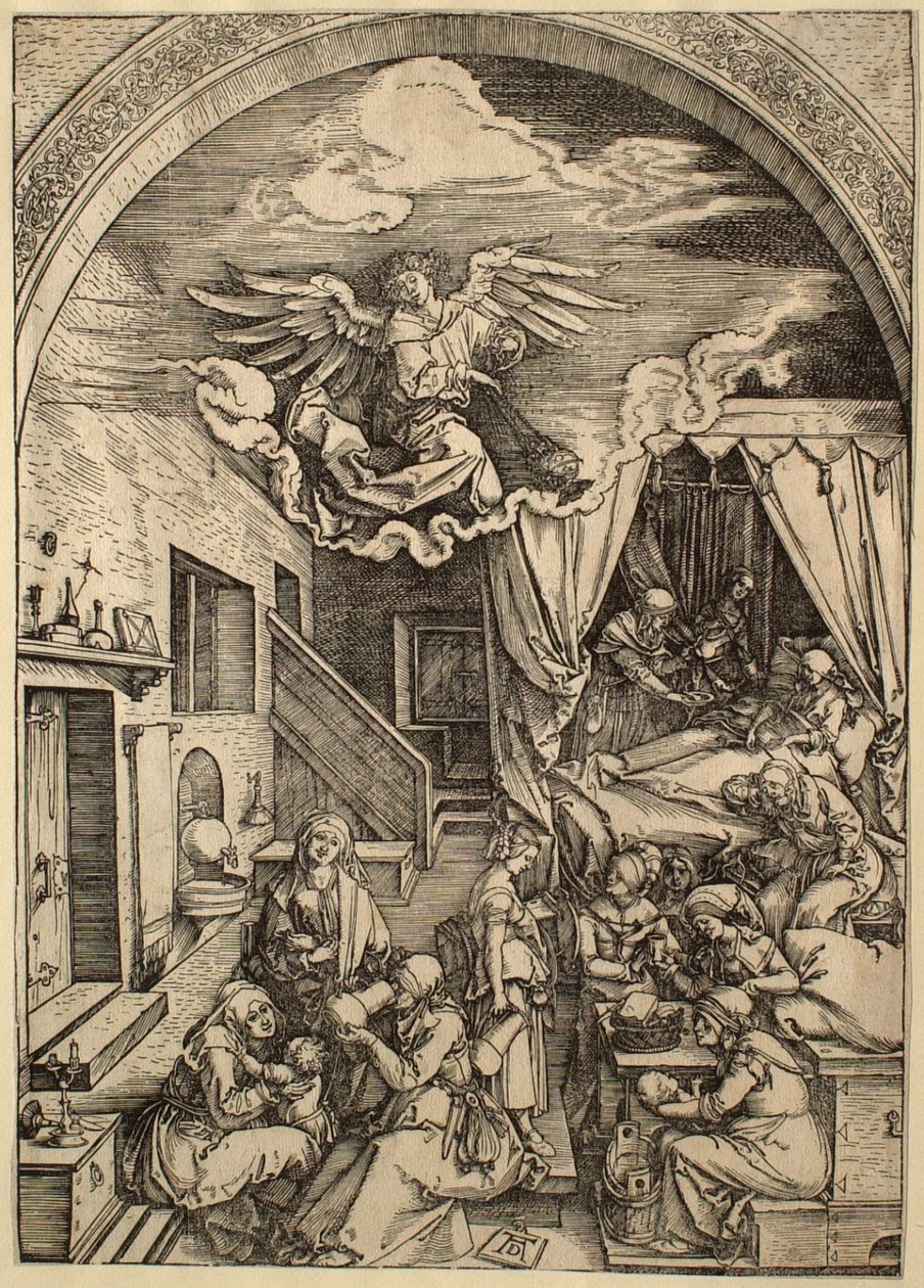Neitsyt Marian elämä: Neitsyt Marian syntymä tekijältä Albrecht Dürer