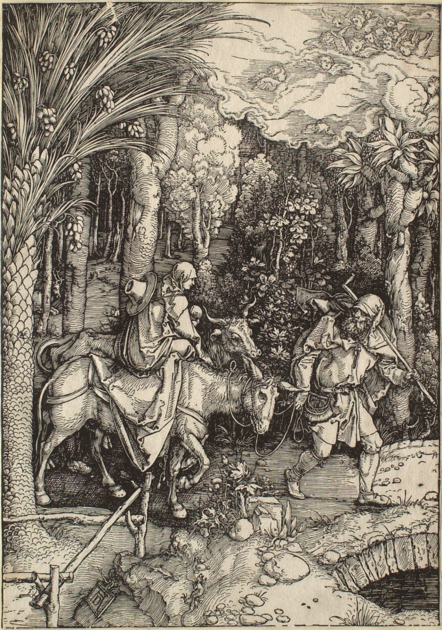 Neitsyt Marian elämä: Pako Egyptiin tekijältä Albrecht Dürer