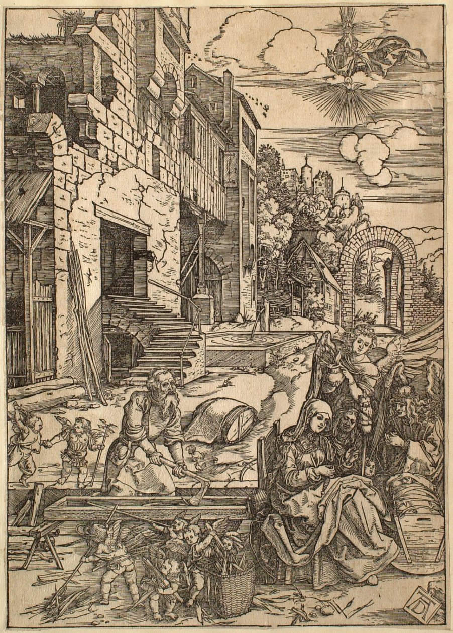 Neitsyt Marian elämä: Pyhän perheen oleskelu Egyptissä tekijältä Albrecht Dürer
