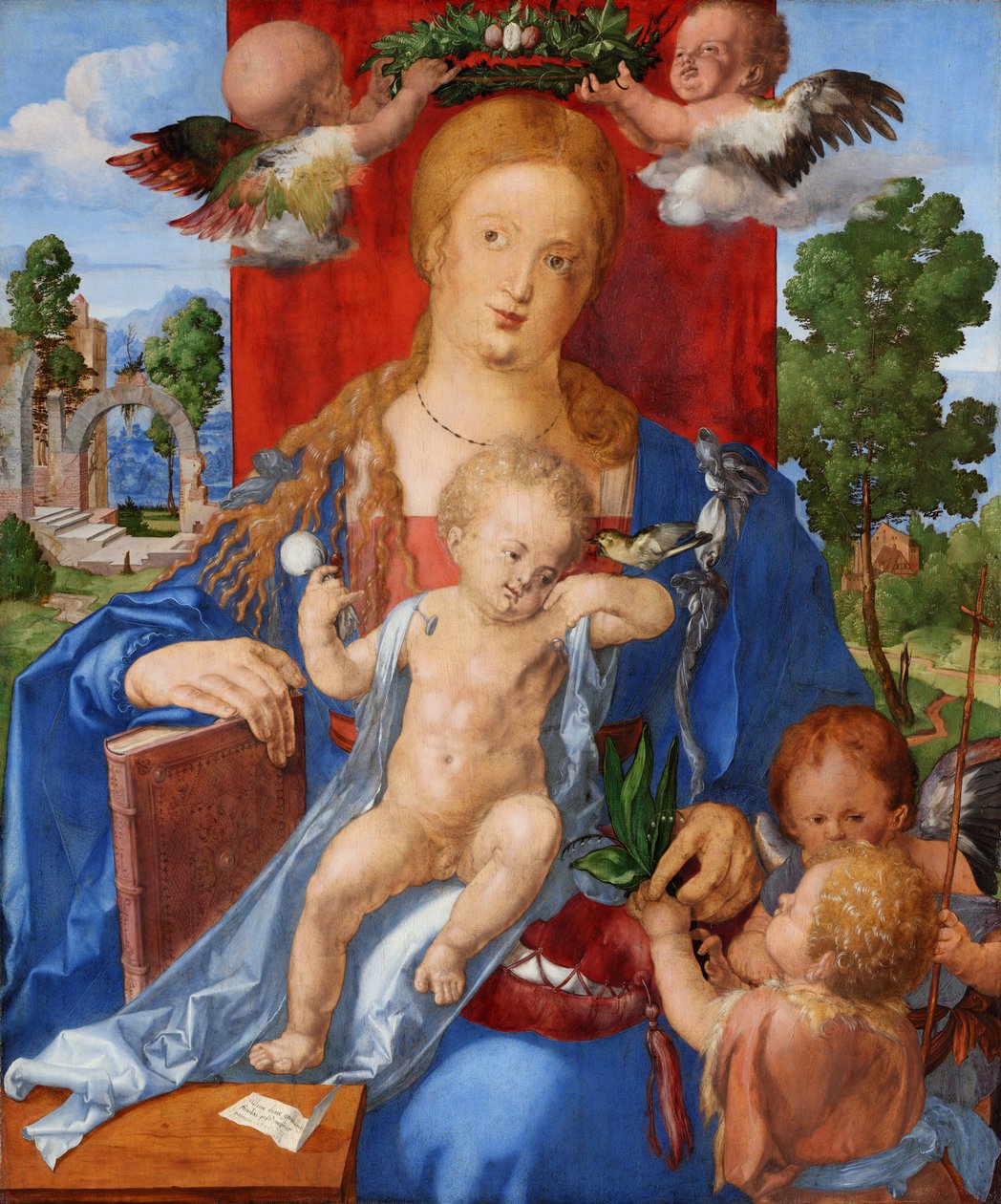 Madonna ja siippa tekijältä Albrecht Dürer