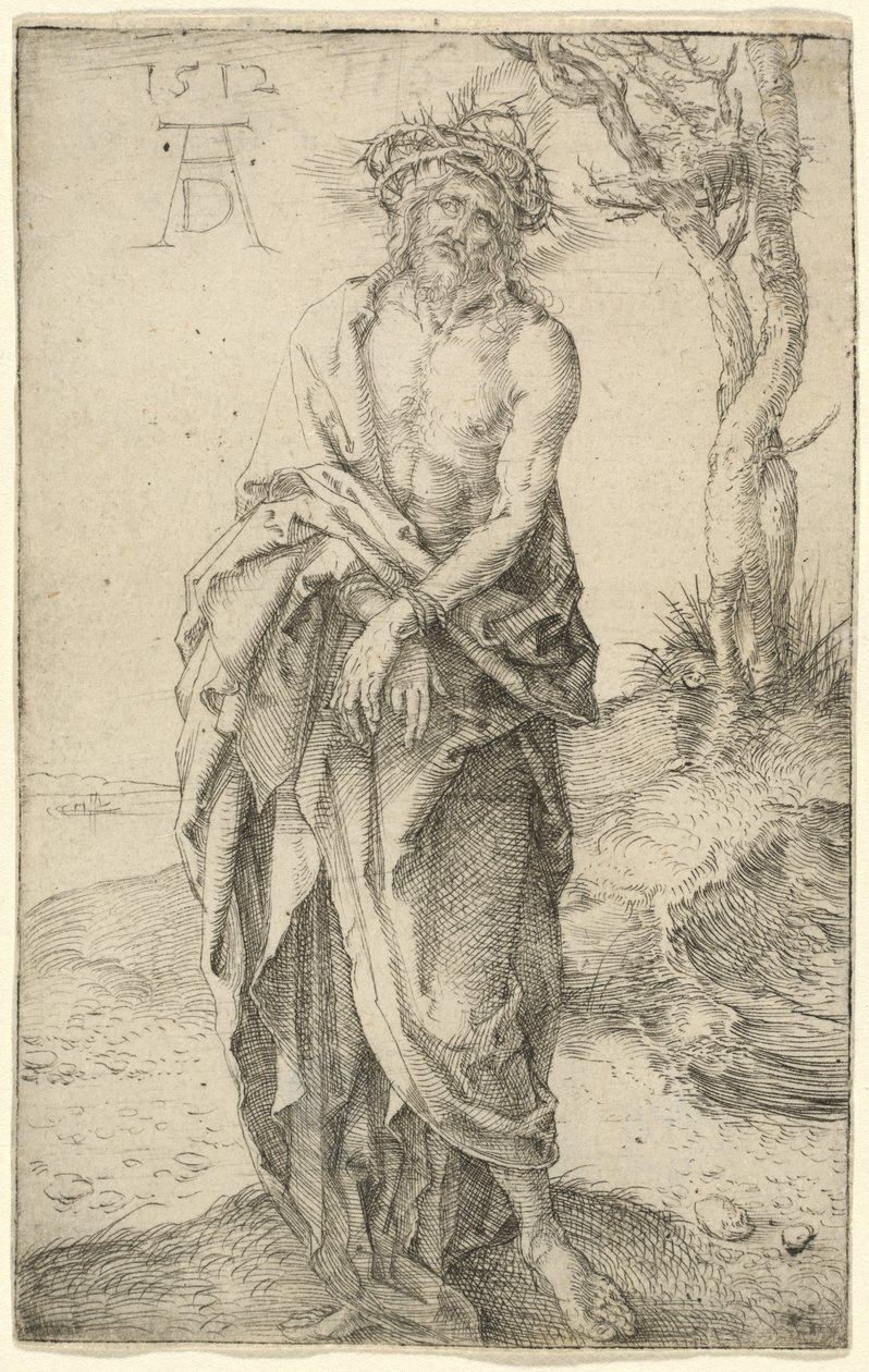 Surujen mies kädet sidottuna tekijältä Albrecht Dürer