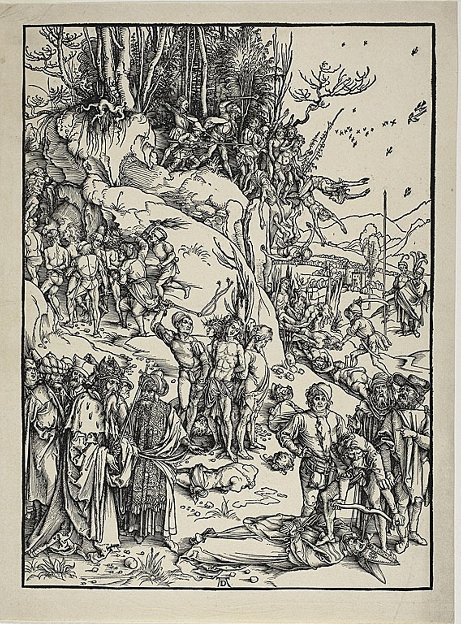 Kymmenentuhannen marttyyrikuolema tekijältä Albrecht Dürer