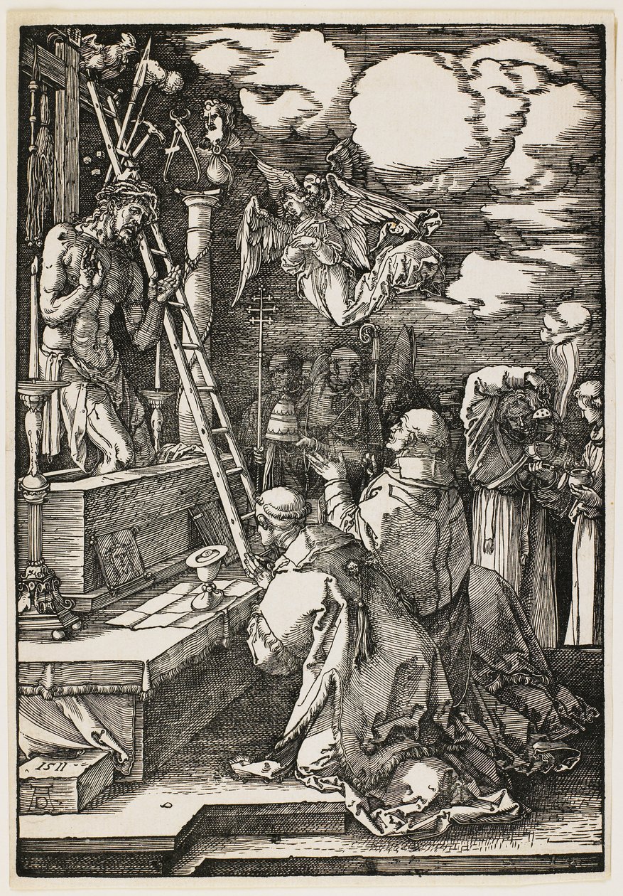 Pyhän Gregoriuksen messu tekijältä Albrecht Dürer