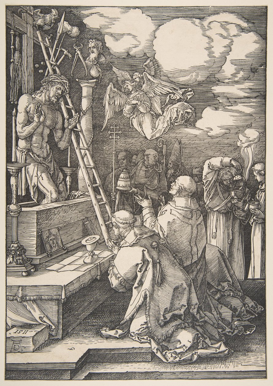 Pyhän Gregoriuksen messu tekijältä Albrecht Dürer