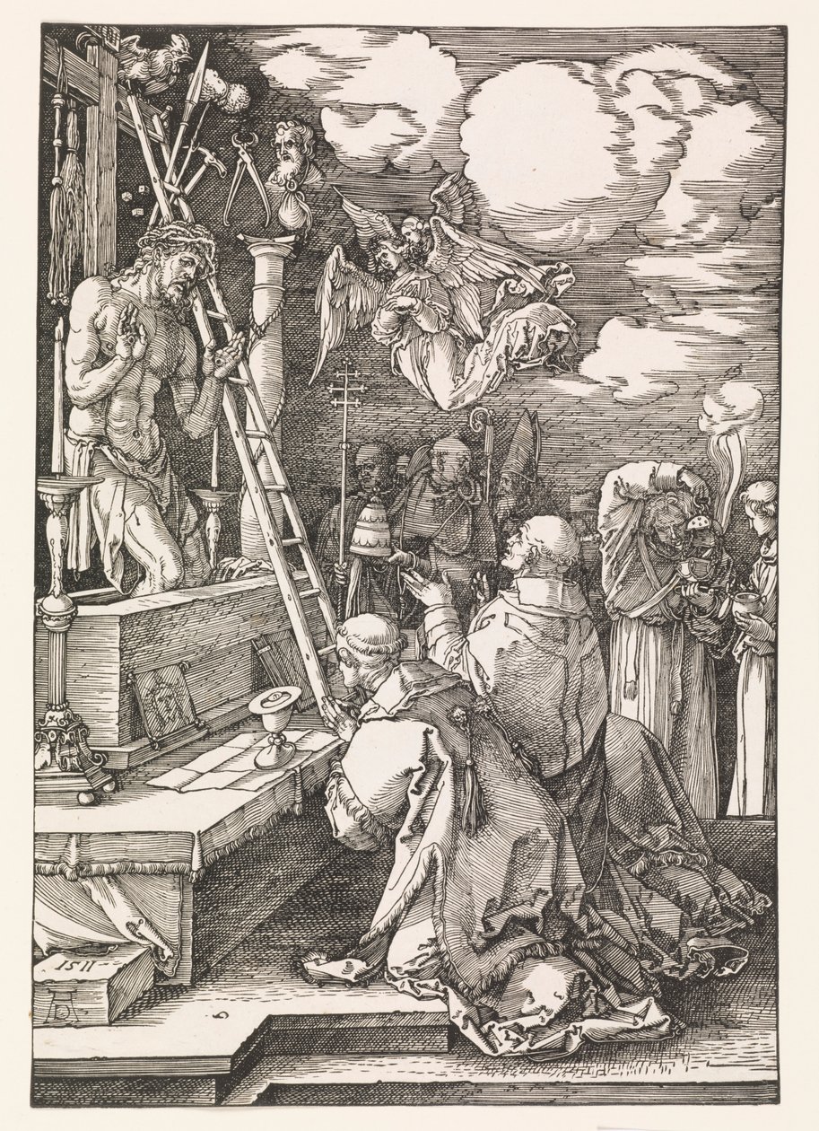 Pyhän Gregorin messu tekijältä Albrecht Dürer