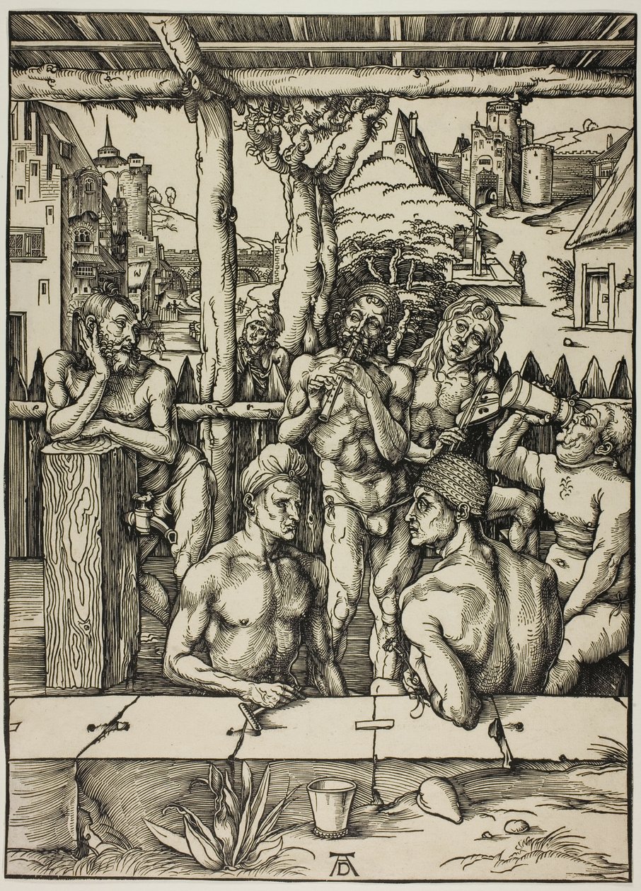 Miesten kylpylä tekijältä Albrecht Dürer