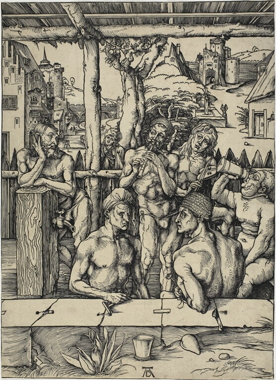 Miesten kylpylä tekijältä Albrecht Dürer