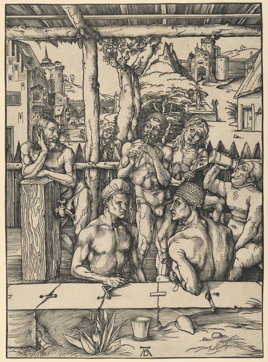 Miesten kylpy tekijältä Albrecht Dürer