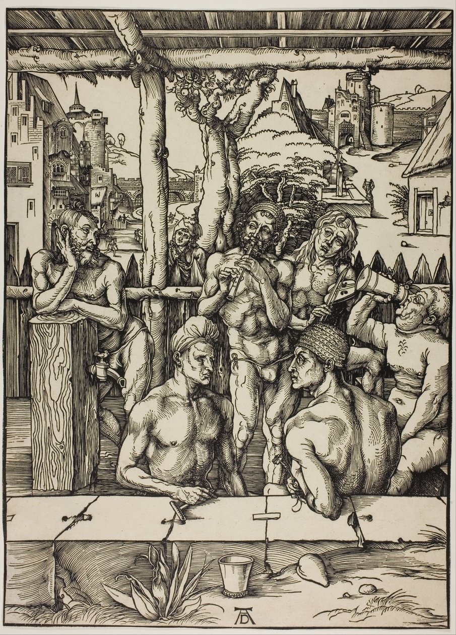 Miesten kylpylä tekijältä Albrecht Dürer
