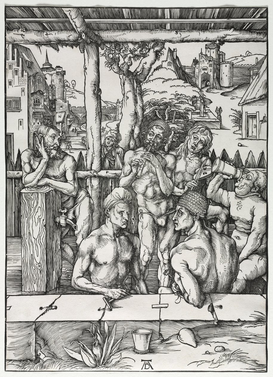 Miesten kylpylä tekijältä Albrecht Dürer