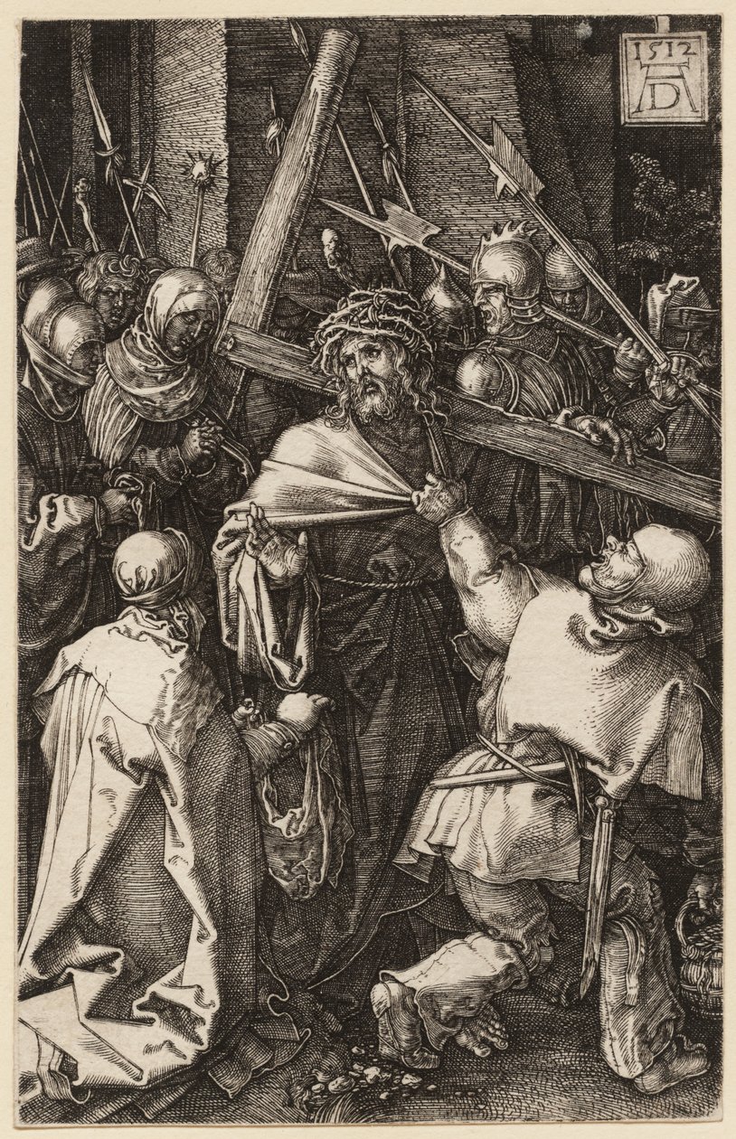 Passio: Kristus kantaa ristiä tekijältä Albrecht Dürer