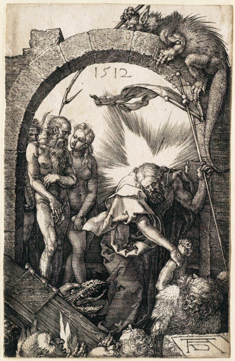 Kristuksen kärsimys: Kristus tuonelassa tekijältä Albrecht Dürer