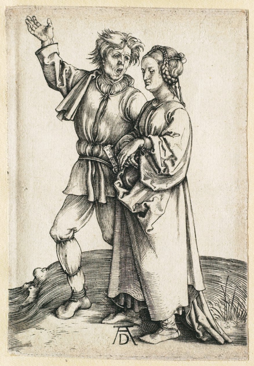 Talonpoika ja hänen vaimonsa tekijältä Albrecht Dürer