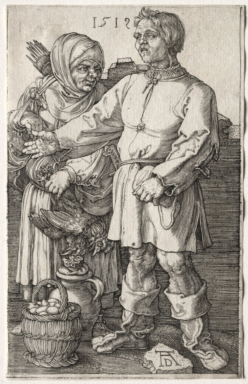 Talonpojat torilla, 1519. tekijältä Albrecht Dürer