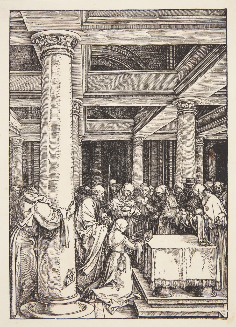 Esitys temppelissä tekijältä Albrecht Dürer