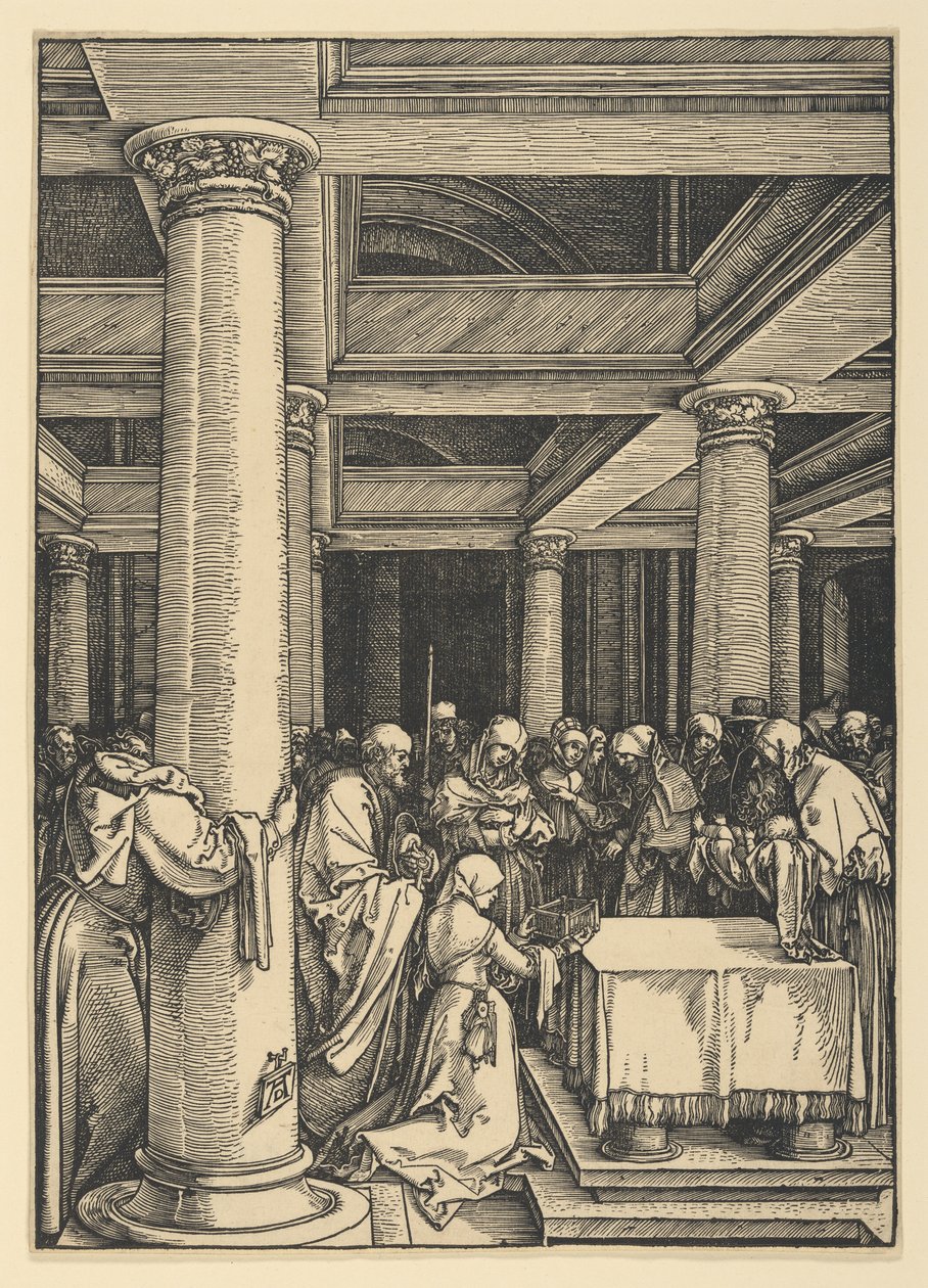 Temppeliintuominen, Neitsyt Marian elämästä tekijältä Albrecht Dürer