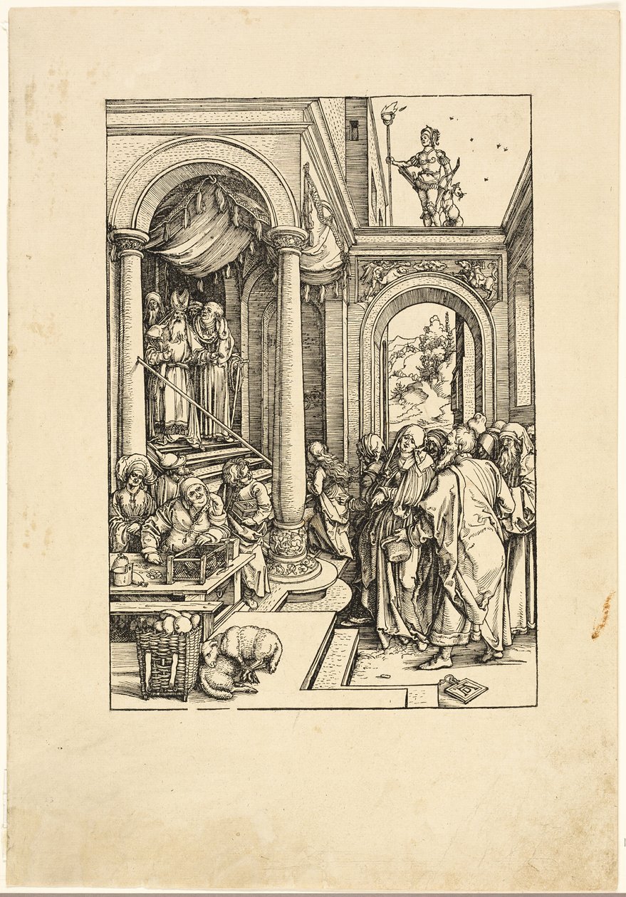 Neitsyen esitys temppelissä, Neitsyen elämästä tekijältä Albrecht Dürer